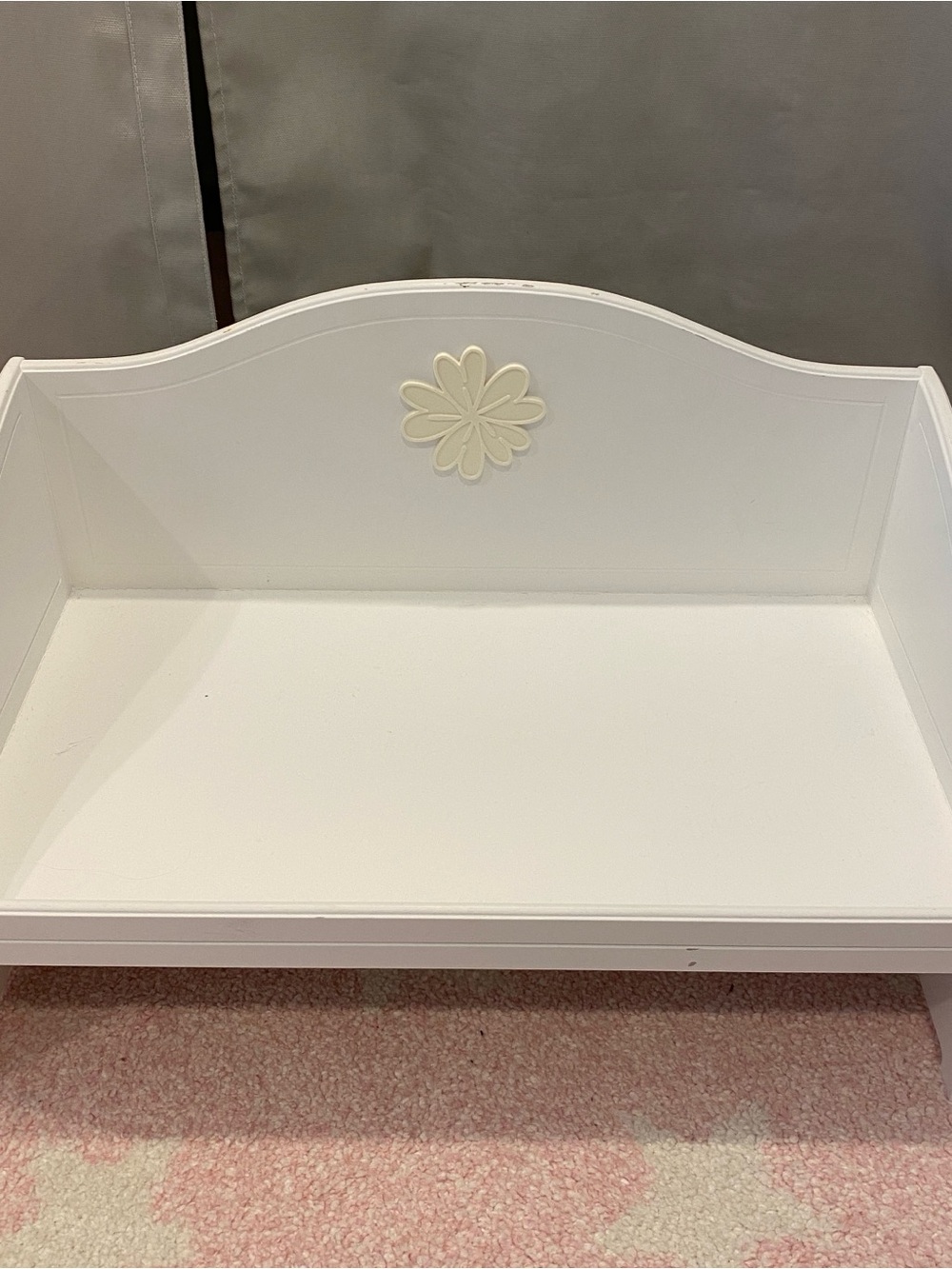 American Girl White Doll Daybed Bed Furniture Retired